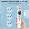 Skrubber elektriska blackhead -remover vakuumnålar Acne Remover Black Spot Extractor Deep Face Cleansing Hine Exfoliating Pore Cleaner