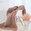 Blankets Chunky Knit Throw Blanket Thick And Giant Yarn Throws Quilt Big Warm Cable For Couch