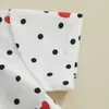 Clothing Sets Baby Boy Valentine S Day Outfits Heart Print Bowtie Short Sleeve Shirts Tops Loose Shorts 2Pcs Gentleman Suit