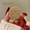 Broches de bijoux pour les femmes Imitation de luxe Crystal Corning Corsage Pin de combinaison ACCESSOIRES