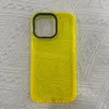 Custodie cristalline di caramelle a colori chiari fluorescente protezione per lenti della fotocamera TPU fluorescente protezione da shock trasparente per iPhone 15 14 13 pro max 12 11 xr xs 8 7 plus