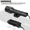 Scopes 1200 lumen tactische zaklamp LED -wapenlicht met drukschakelaar airsoft jachtpistool zaklamp voor Picatinny Rail Mount