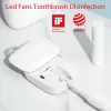 Teste teste xiaomi sterilizzatore mini UV a ventola veloce portapattona attrezzatura da bagno ricaricabile ricarica di spazzolino da denti ricaricabile