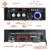 Amplifier 600W Bluetooth Amplifier for speakers 300W+300W 2CH HIFI Audio Stereo Power AMP USB FM Radio Car Home Theater Remote Control