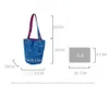 Denim stoffa in denim Bagna blu secco Fi Porta a spalle soft per spalline borse i3qe#