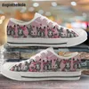 Scarpe casual doginthehole donna bassa tela top tela famiglia 3d simuli carini ladies lace up sneaker