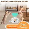 Toys 3 in 1 Electric Butterfly Cat Toy Interactive Cat Balls Track Electronic Cats Toy Automatic Cat Puzzle Toy For Indoor Cats