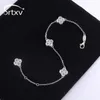 Full D Color Bracelets for Women 2.4CTTW S925 Sterling Sliver Lucky Bangles Wedding Birthday Party Xmas Gifts Jewelry 240412