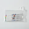 Taschen TETP 50 PCS Transparent Bag mit Pull Tab Home Paintbrush Pen Stationery Accessoires Aufbewahrungsreise -Sockenverpackung wiederverschließbar