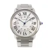 Dials Movement Automatic Watches carrtier 42mm Steel Strip London SOLO Calendar Mechanical Watch Mens W6701011