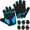 MOREOK Half Finger Bike Gloves 5MM Silicone Pads Bicycle Gloves Shock-Absorbing Non-Slip Mountain Cycling Gloves 240422