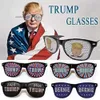 Präsident Donald Trump Lustige Brille Party Festival liefert USA Flagge patriotische Sonnenbrille Geschenke 0422