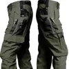 Camo Tactical Pantals Men militaire imperméable Ripstop Swat Combat Pantalons de combat Outdoor Multi-Pocket Ush-Resistant Army Cargo Pant 240409