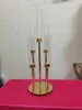 Bandlers 6 Set Gold 5 Head Chande-chandelier Décoration de table de centre de mariage