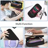 Stor kapacitet Pencil Pouch Lamunan Falling In Reverse Rock Band Lips School Accessories Double Layer Pencilcase Women Bag