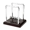 Metal Pendulum Ball Desk Table Decor Physics Science ton Steel Balance tons Cradle 240418