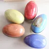 Storage Bottles 1pc Easter Egg Iron Box Wedding Jewelry Food Suger Cases Tin Container Headset Candy Jar Glass
