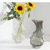 Vases Creative Crafts Glass Vase Transparent Hydroponic Flower Pots Desk Decoration Artificial Decorative Floral Arrangement