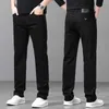 Męski projektant dżinsów 2024 Spring/Summer Thin Brand for Business Lose proste elastyczne bawełniane bawełniane bawełniane spodnie Kkay Kkay