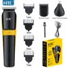 Trimmer HTC USB 3 In 1 Electric TBlade Hair Trimmer/Foil Shave/Nose And Ear Trimmer Business Travel Facial Care Razor Shaving Machine