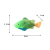 Toys Cat Interactive Electric Fish Toy Water Cat Toy Indoor Play Swimming Robot Fish Toy Led Light Pet Toys for Cat and Dog