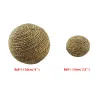 Lever 6/10cm Pet Chew Toy Natural Grass Ball voor konijnenhamster cavia voor tandreinigingsbenodigdheden Kleine huisdierspeelgoed konijnenproducten