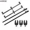 Accessories Carp Fishing Buzz Bars 20cm 30cm Fishing Rod Pod Holder Black Buzzer Bar for 2 Rods