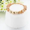 Charm Bracelets CHICVIE Gold Color Crystal Glass Bead Bracelet For Women Beads Charms Jewelry Making Custom DIY SBR170008