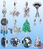 925 Sterling Silver Dangle Charm Ballet shoes and fish Beads Bead Fit Charms Bracelet DIY Jewelry Accessories8550549