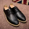 Casual schoenen Handgemaakte Italiaanse stijl Men Dress Loafers MicroFiber Leather Formele Business Oxfords Herenflats voor feest