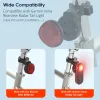 Lights Bike Seat Post Mount,Mountain Bicycle Rear Reflector holder for AirTag, Compatible with Garmin Varia Rearview Radar Tail Light