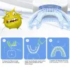 Cabezales Cepillo de dientes Cabeza nano silicona oral u cepillo de dientes niños adultos cepillos de dientes limpios ipx7 dientes blanqueadores impermeables