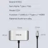 Hubs wiwu usb c 3.0 moyeu pour macbook pro type c pour iPad pro fast transmission portable usb type c hub