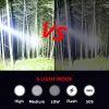 Scopes LED Hunting Flashlight Tactical Lamp Airsoft Gun Weapons Light High Power Military Rechargeable Tactical Flashlight Accessories