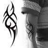 1 PCS Fashion Elegant Body Art Cool 3D Men Half Sleeve Tattoo Arm Temporary Totem Stickers 240408