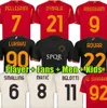 23 24 Chemises de football Romes 2023 2024 Jerseys de football Dybala Lukaku Aouar Player Fans Maglia Pellegrini Belotti Smalling Abraham Totti