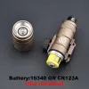 Lights Wadsn M300 M300A Тактическое фонарик Двойной функциональный выключатель для AirSoft Pistol Accessories Light Fit 20 мм рельсы