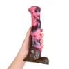 Prix d'usine Liquide Silicone Big Animal Horse Dildo Sucker Dildo réaliste ÉNORME ANAL PLIGNE FEMMES MEN MASTURATION