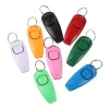 Whistles 1 PC Pet Dog Whistle en Clicker Pet Multifunctional 2in1 Clicker Puppy Stop Barking Training Aid Clicker draagbare trainer