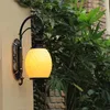 Lampe murale extérieure imperméable personnalité ananas jardin balcon extérieur villa créative