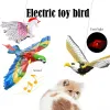Oyuncak Simülasyon Kuş İnteraktif Kedi Oyuncaklar Elektrikli Asma Kartal Uçan Kuş Kedi Teasing Oyun Kedi Çubuk Halat Keden köpek oyuncak