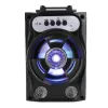 Player Large Size Bluetooth Speaker Wireless Sound System Bass Stereo with LED Light Support TF Card FM Radio Outdoor Sport Tra