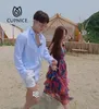 Cupncie Song Zhiya Single is Hell Same Style Cascading Ruffles Dress Weeveless V Neck BodyCon Abiti di moda coreani estivi 240419