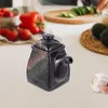 Storage Bottles Oil Rack Ceramic Soy Sauce Pot Mini Containers Cooking Decanter Ceramics Dispenser