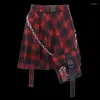 Skirts Super INS European American Japanese Pocket Chain Skirt