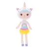 Poupées nouvelles kawaii licorne en peluche jouet mignon metoo peluche poupée animal en peluche oreiller doux bébé toys pour enfants cadeau d'anniversaire