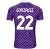 23 24 Fiorentina Soccer Jerseys Nico Beltran 2023 2024 Florence Jersey Jorko Mina Kayode Duncan Arthur Gonzalez Sottil Men Kid Kit Kit Football Shirt Kit Maglia