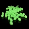 Accessories 1500pcs Colorful Oval Hard Luminous Fishing Beads 3 x 4mm 4 x 6mm 5 x 8mm 3 Sizes Mixed Sea Fishing Lure Floating Float with Box