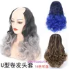 Designer Wigs humains cheveux pour les femmes en forme de UM à demi-tête femme moyenne longue grande vague poire boucle avec pyj bouclé moelleux naturel