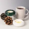 Céramique Round Bandlers Silicone Moule DIY CANGE CANCE CANDLE MOULON SOLIGHT PLASTER MOULLE DE PLOTRAZO